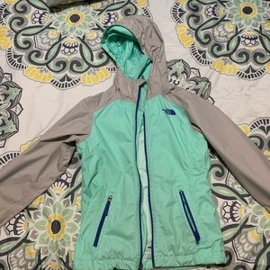 North Face girls windbreaker/rain coat